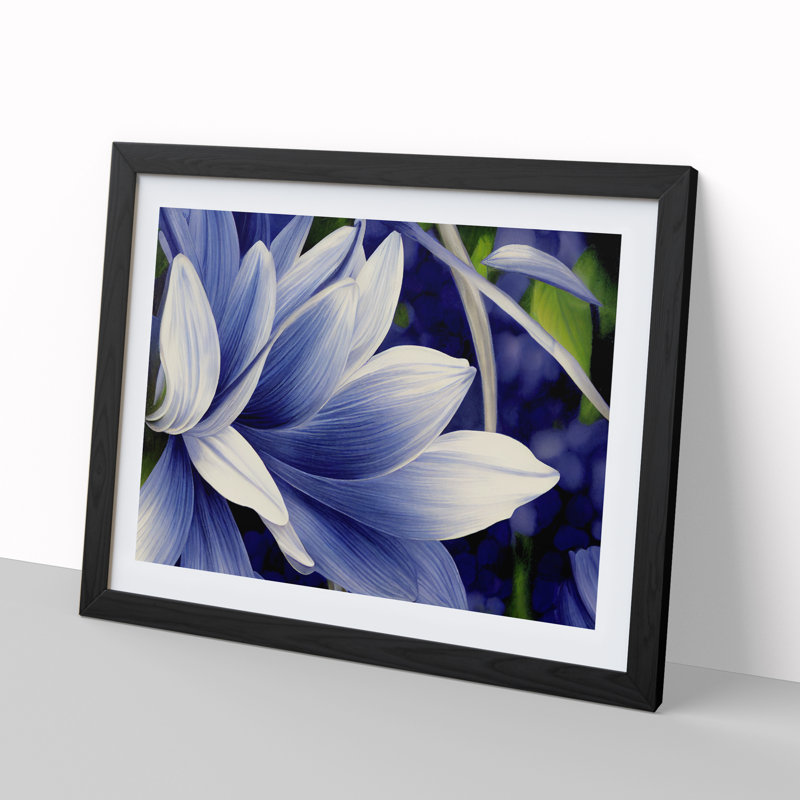 A Wild Flower - Framed Print, Black, 34cm H x 46cm W x 2cm D