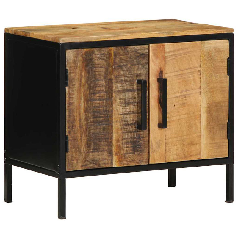 50cm W Solid Wood Bedside Table