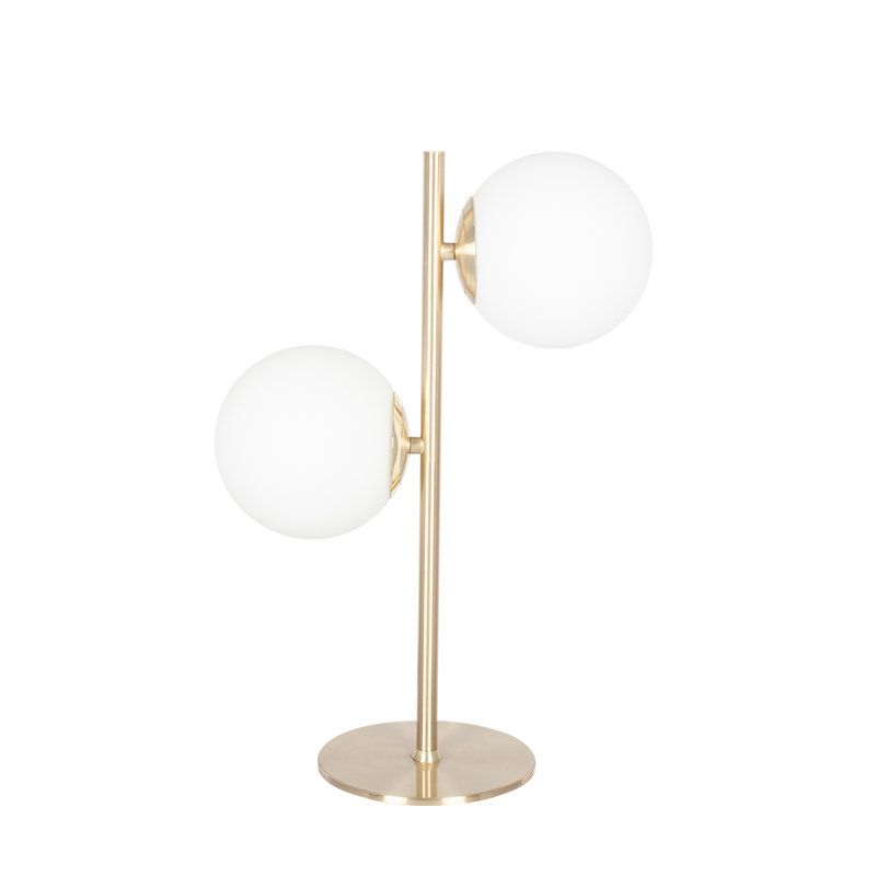 Mclamb Novelty Lamp, Gold/White