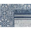 Bovina Geometric Area Rug in Navy/White-1450010898
