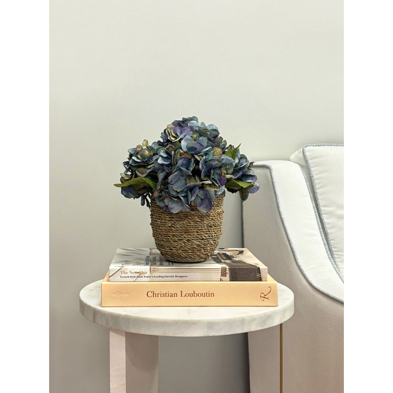 Fall Hydrangea Floral Arrangement, Blue