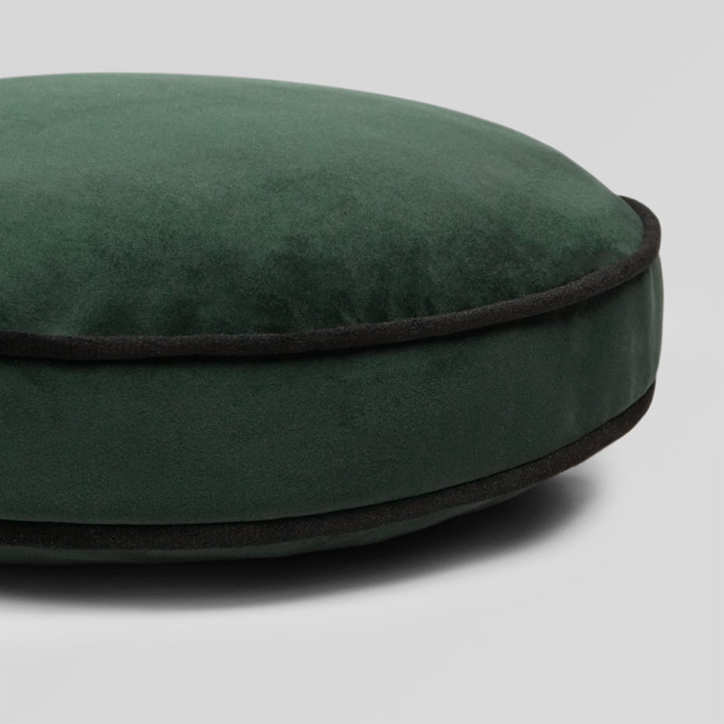 Posh Circle Circular Pillow Cover & Insert, Forest