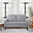 Smyre 53" Square Arm Loveseat-1135865878