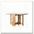Natural Solid Oak Legs Extending Dining Table Rock Slab Top Extending Dining Table for 4-6 People Solid Wood Dining Table (Light Color)