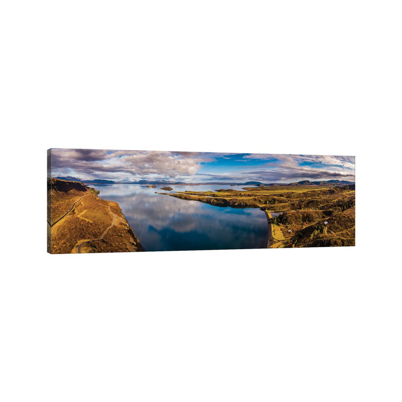 Mountains by Panoramic Images - Wrapped Canvas Panoramic Print, 12" H x 36" W, Wrapped Canvas