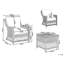 Oswestry Outdoor Lounge Chair with Cushions