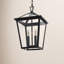 Luminaire suspendu d'extérieur Miyashiro en noir-278293602