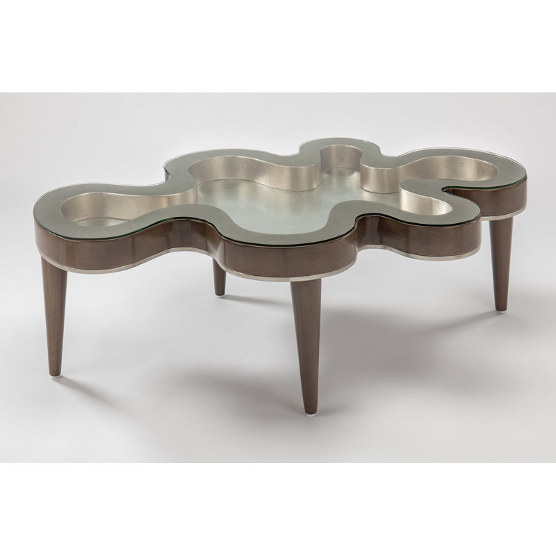 Glass Top Single Coffee Table