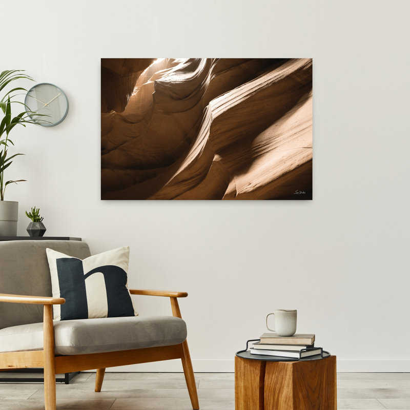 Canyon Abstract II, art contemporain abstrait, H 24 po x l 36 po