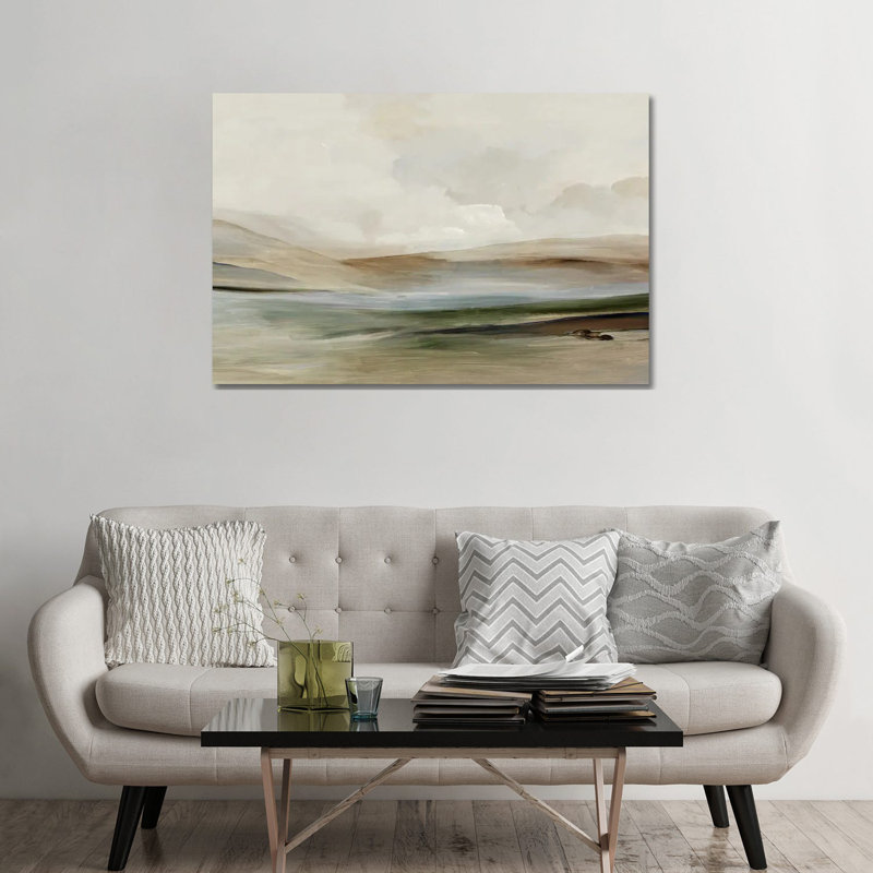 Echoes of Solitude - Wall Art Print - Wrapped Canvas, 32" H x 48" W