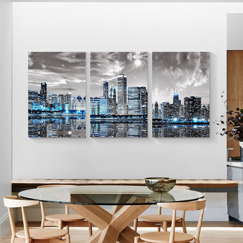 3 Piece Wrapped Canvas Print