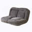 Canapé-lit double convertible pliable, gris-418158553