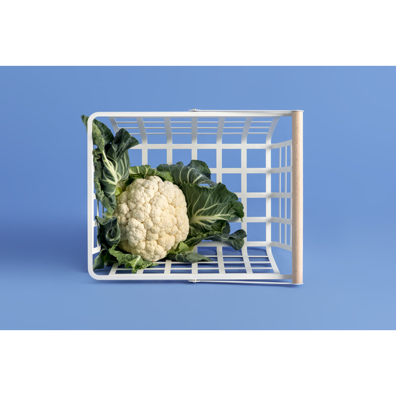 Metal General Basket, White