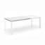 Brickey 90 cm Extendable Rectangular Glass Top Dining Table-1609360923