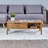 Solid Wood End Table with Storage
