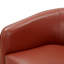 Fauteuil de fonction pivotant en cuir Caramel