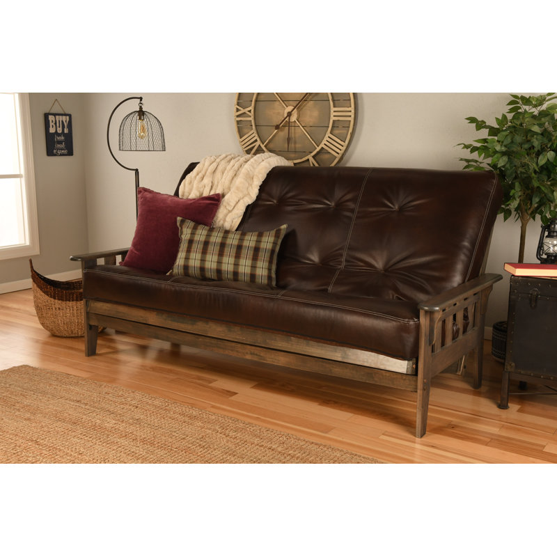 Futon avec matelas Stratford, Sentier de l'Oregon de couleur java