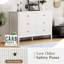 Ensemble de commode 3 pièces, blanc