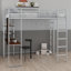 Lit mezzanine en métal avec 2 tablettes et un bureau-113317682-101953787