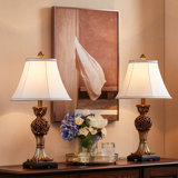 Farmhouse Bedside Lamp (Set of 2)