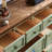 Green Solid Wood Accent Cabinet-212171051