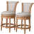 Grey Polyester Seat/Weathered Oak Frame selected