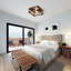 Plafonnier encastré 2 lumières 13 po Redrow