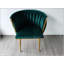 Ensemble de 2 chaises de salle à manger Modern Velvet