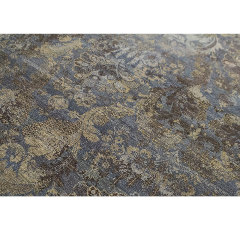 Mudra Wool Damask Area Rug