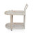 Wood 2-Tier Rolling Storage Cart
