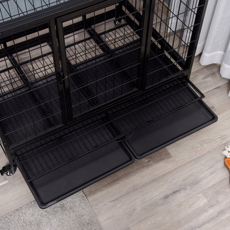 Cage en métal robuste pour chenil