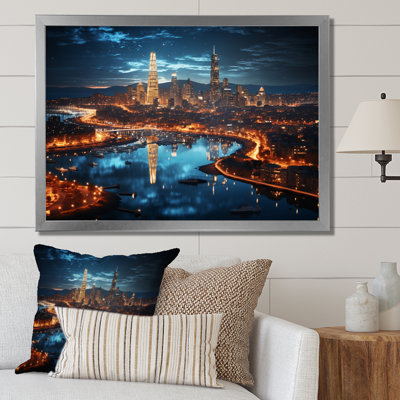 «Barcelona Beautiful Cityscape II» - reproduction