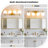 4-Light Dimmable Vanity Light For Bathroom Mirror Up/Down Mount With Glass Shape-389203670