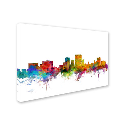 « el paso texas horizon », reproduction d’impression sur toile tendue