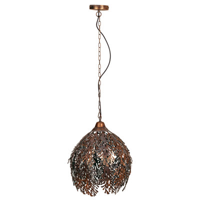 Theodis 1 - Light Gold Bowl Pendant