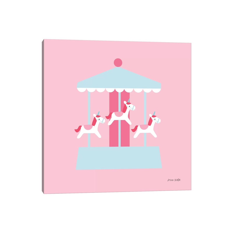 Merry Go Round by Ann Kelle - Wrapped Canvas Print, 66.04 cm H x 66.04 cm W x 1.91 cm D