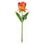 Mini piquet de jardin décoratif en forme de tulipe en verre et en métal à énergie solaire-1760654437