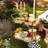 Rosy Check 2-Tier Kitchen Cart-123014058