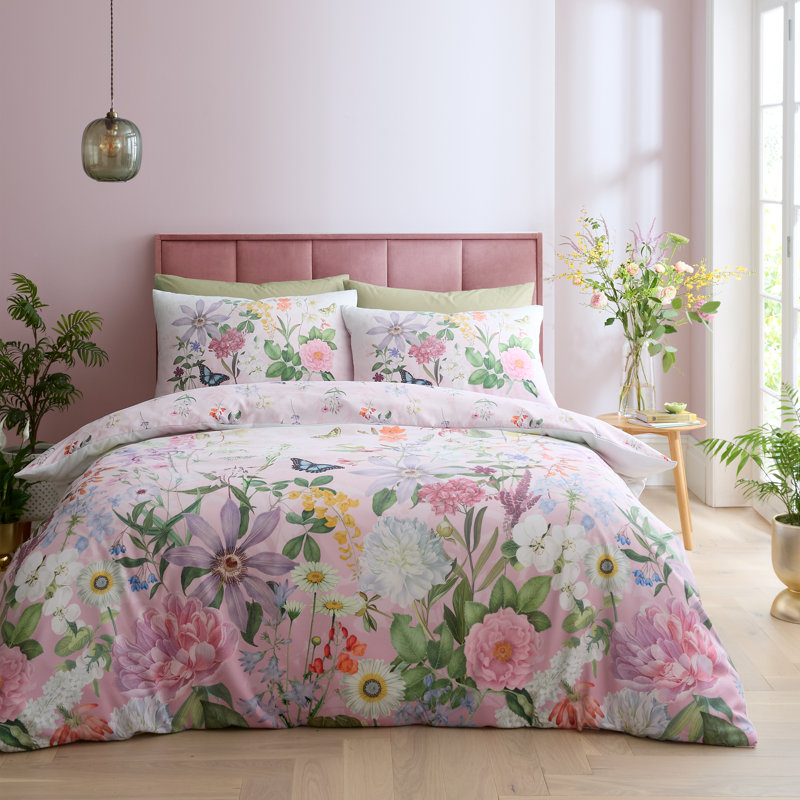 RHS x CL Enchanted Butterfly Garden So Soft Duvet Cover Set, Single