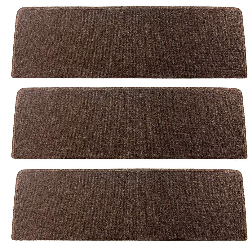 Tapis d'escalier bullnose avec bandes adhésives