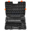 Impact Sockets Set 130PCS 6-Point 3/8" & 1.3 cm Drive Bit Ratchet Tool Kit