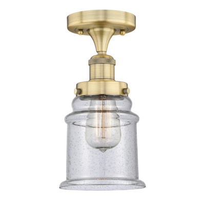 Alvi Glass Semi Flush Mount