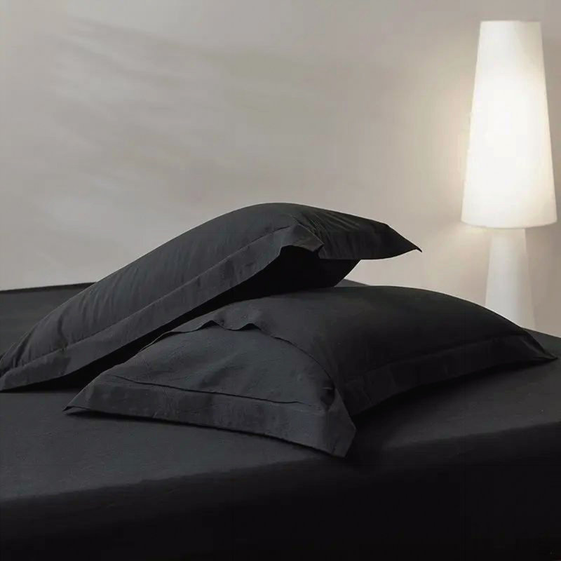Simply Clean Solid Duvet cover Black King