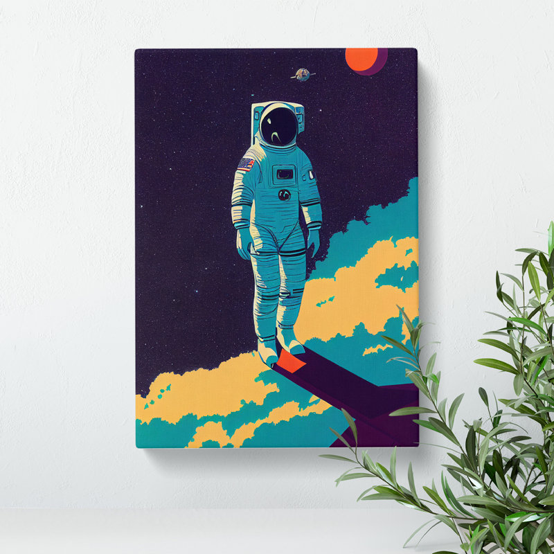 Astronaut In Space No.2, 76cm H x 50cm W x 3cm D