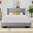 Fabric Upholstered Bed,Tufted Headboard Adjustable Height Bed Frame-2004121574-2004121582