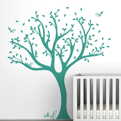 Décalcomanie murale arbre tweet