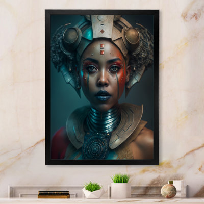 " Futuristic African American Warrior "