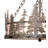 23" Wide Tall Pines Inverted Pendant
