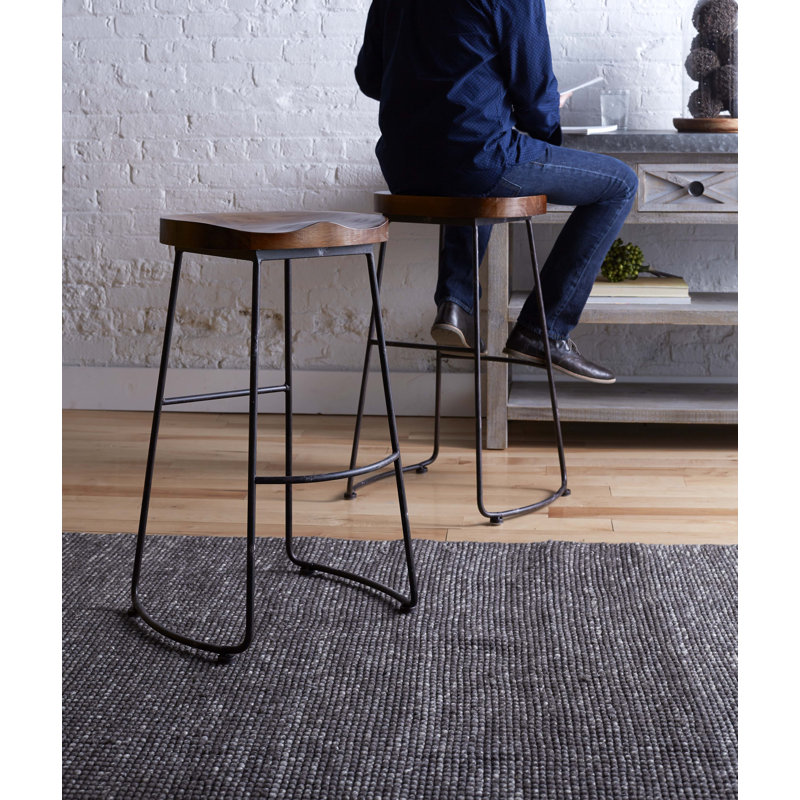 Grovetown Counter Stool with Metal Frame