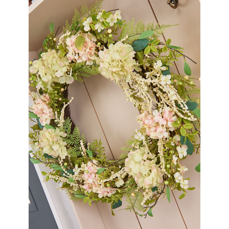 Faux Mistletoe 80cm Wreath